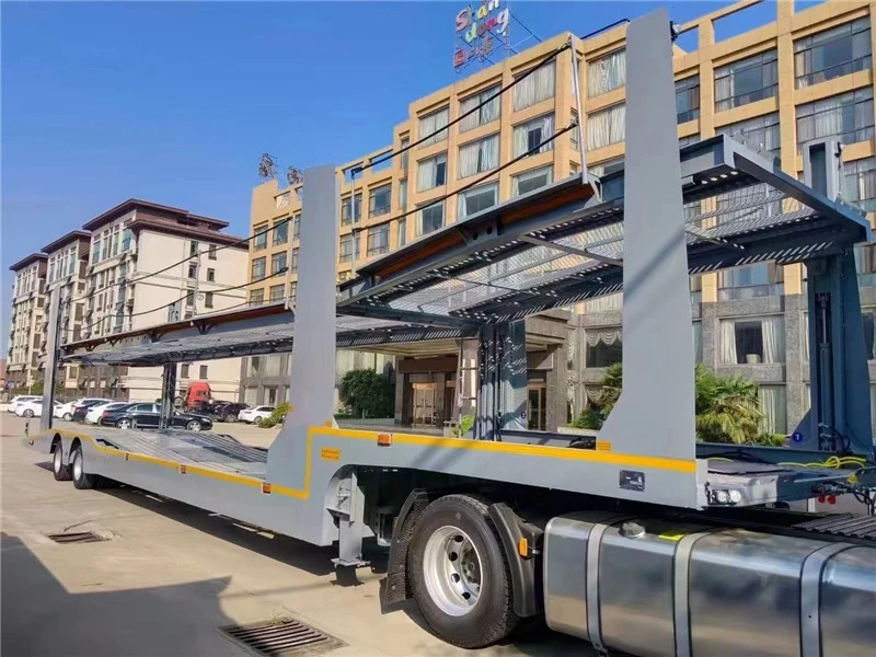 2 Axles 8 Set Car Carrier Semi Trailer 2 Axles 8 Set Car Carrier Semi Trailer