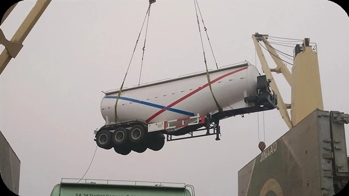 semi-trailers cement trailer
