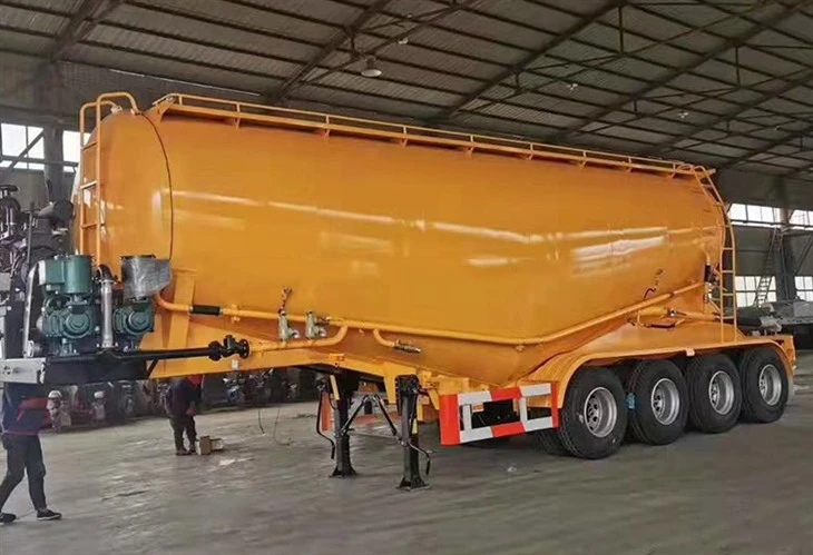4 Axle 40m3 Bulker Cement Tanker Trailer