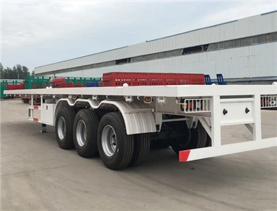 news-400-305 40 ft Flatbed Semi Trailer