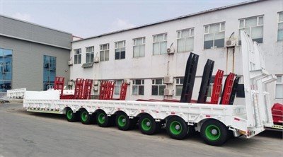 news-400-222 8 Axle Low Bed Trailer