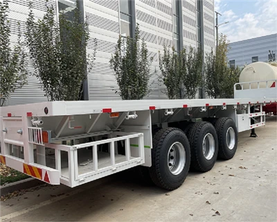 news-400-320 3 Axle Flatbed Semi Trailers