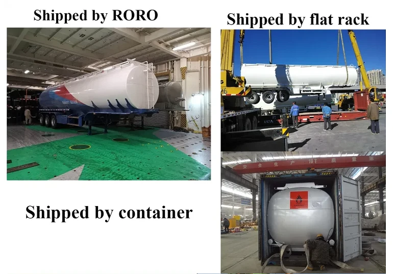 50000 liters oilgasline fuel tanker semi trailer